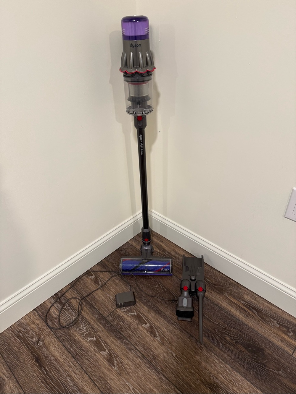 Dyson Slim Purple and Silver Cordless Stick Vacuum Cleaner